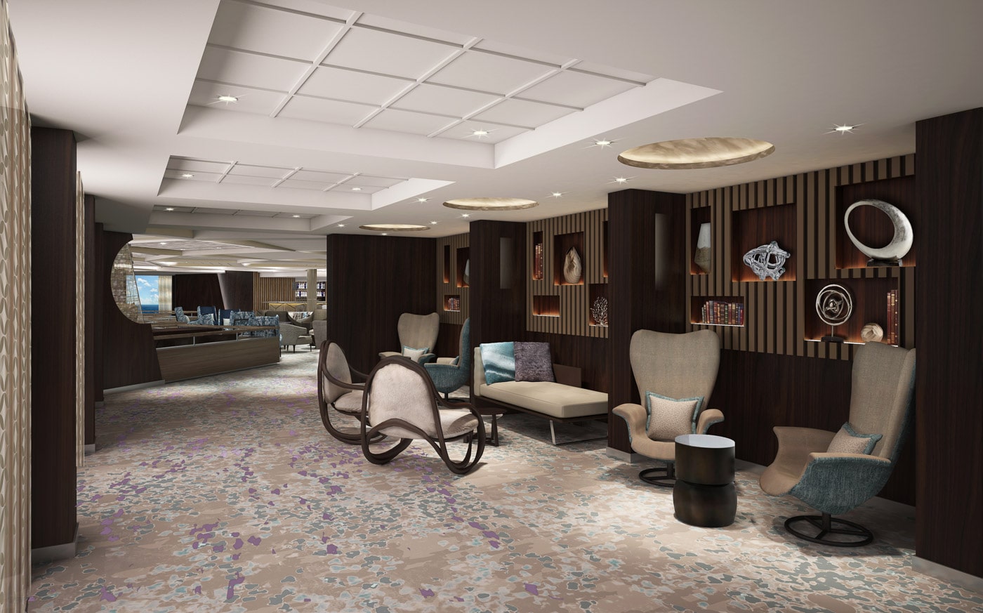 Rendezvous Lounge - hospitality interior design project by JW Studio